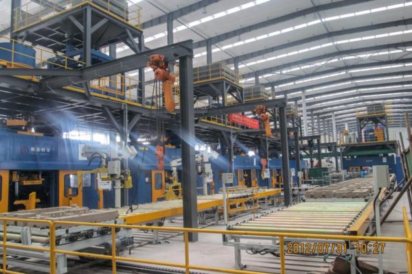 Cast Iron Cylinder Head Core Package Production Line