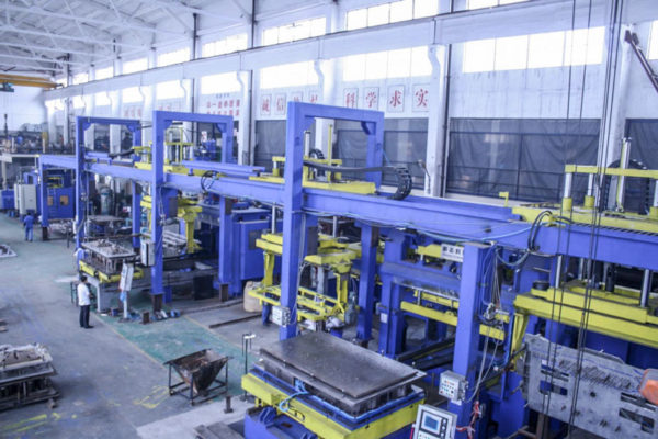 Cast Steel Bolsters and Side Frames Automatic Core Production Line