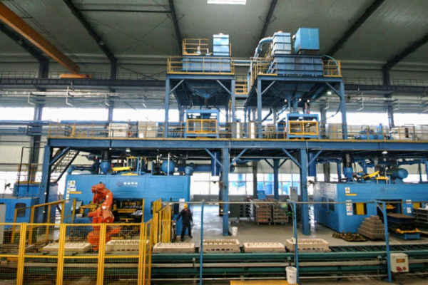 Cylinder Head Core Making Line (Core package process)